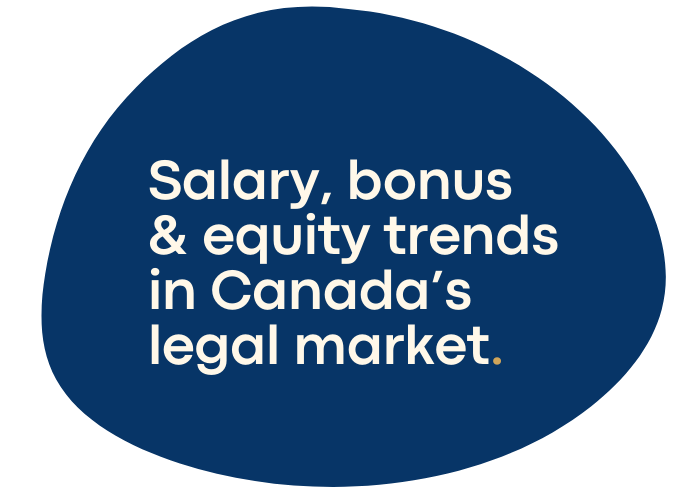 Salary, bonus and equity trends in Canada’s legal market infographic by ZSA Legal Recruitment